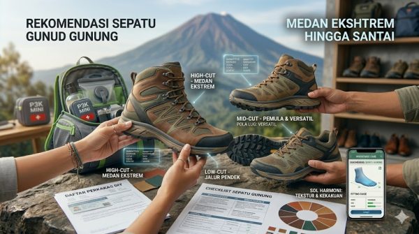 Rekomendasi Sepatu Terbaik untuk Berbagai Medan Gunung