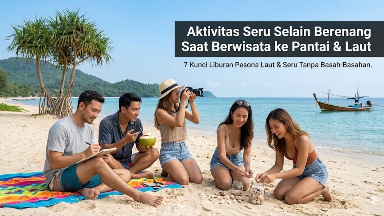 7 Aktivitas Seru Selain Berenang di Pantai & Laut
