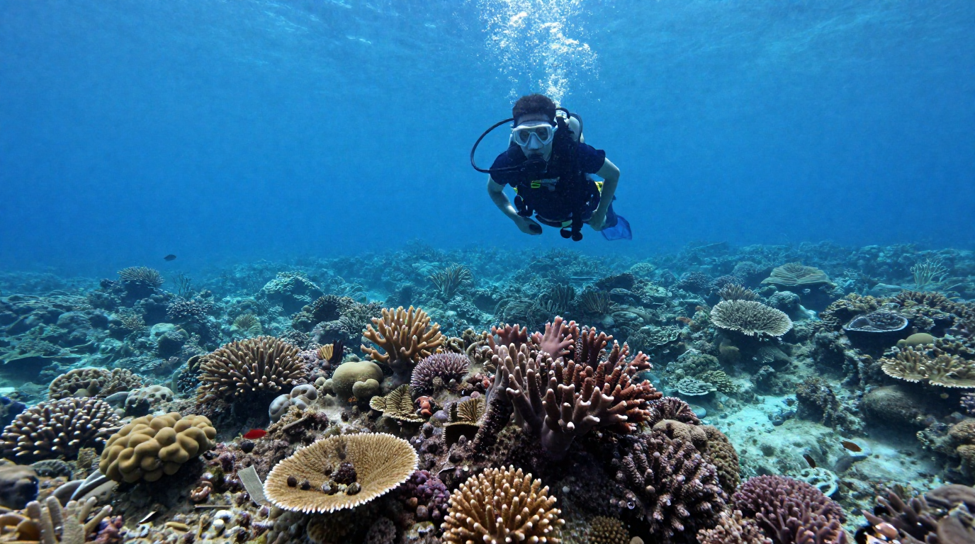 Tips Melindungi Terumbu Karang Saat Diving di Pantai & Laut