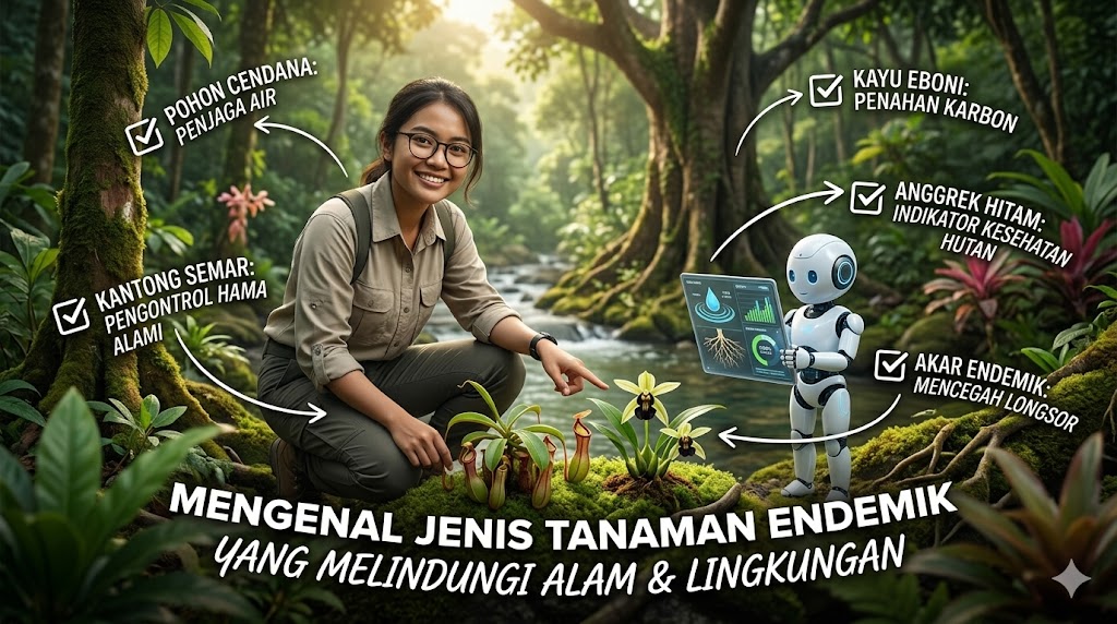 Mengenal Jenis Tanaman Endemik yang Melindungi Alam & Lingkungan