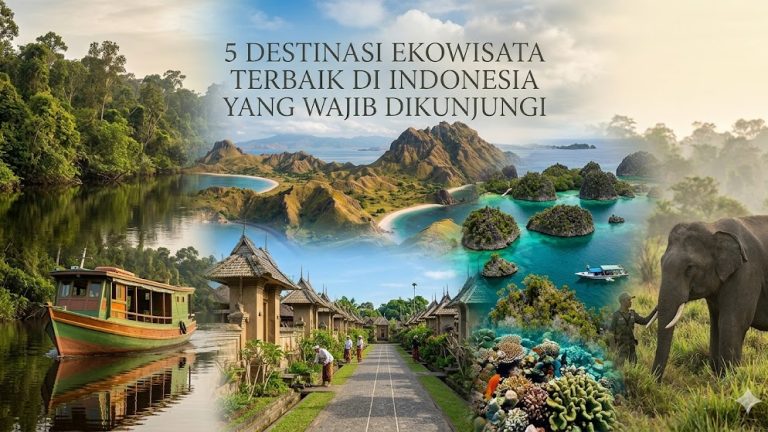 5 Destinasi Ekowisata Terbaik di Indonesia yang Wajib Dikunjungi