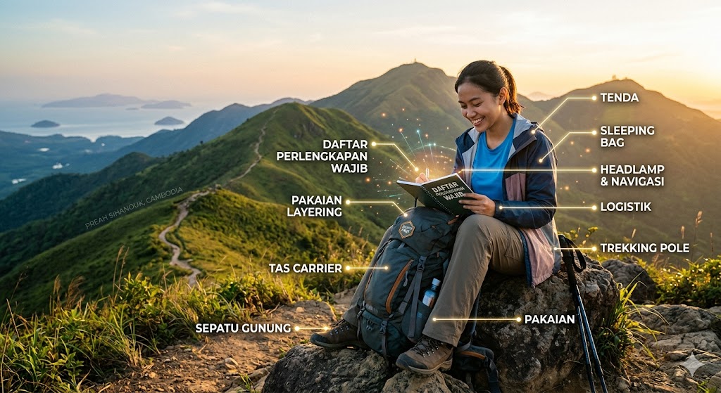 Daftar Perlengkapan Wajib untuk Pendaki Pemula di Gunung & Hiking