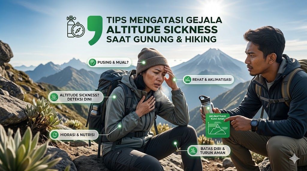 Tips Mengatasi Gejala Altitude Sickness Saat Gunung & Hiking