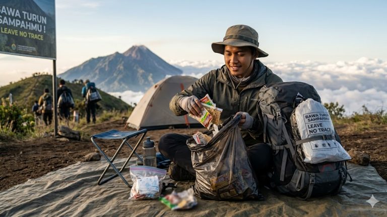 Etika Membawa Turun Sampah Saat Gunung & Hiking