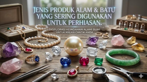 Jenis Produk Alam & Batu untuk Perhiasan Cantik